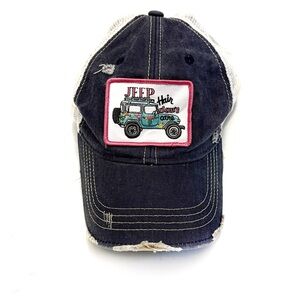 Judith March Distressed Trucker Hat